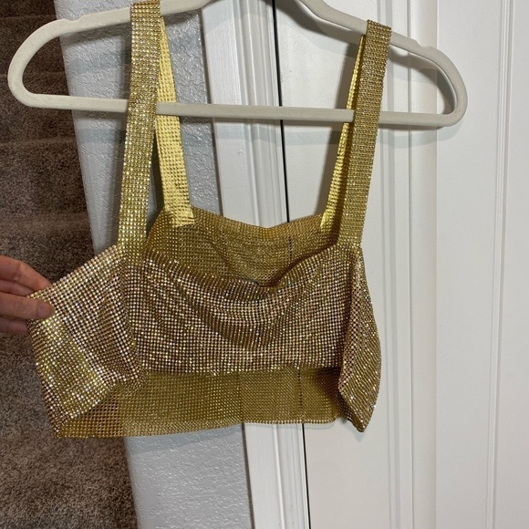 Santa Brands Sparkle Milano Golden Short Top - Picture 7 of 8